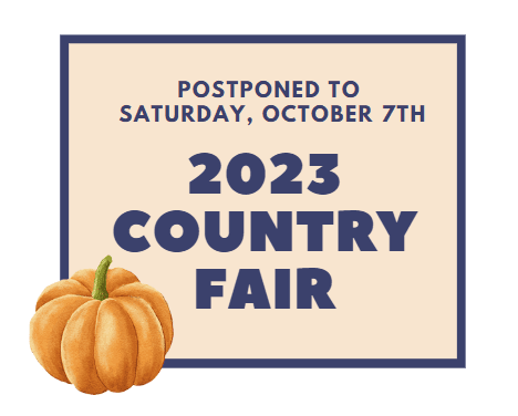 Country Fair - 2023 Postponed